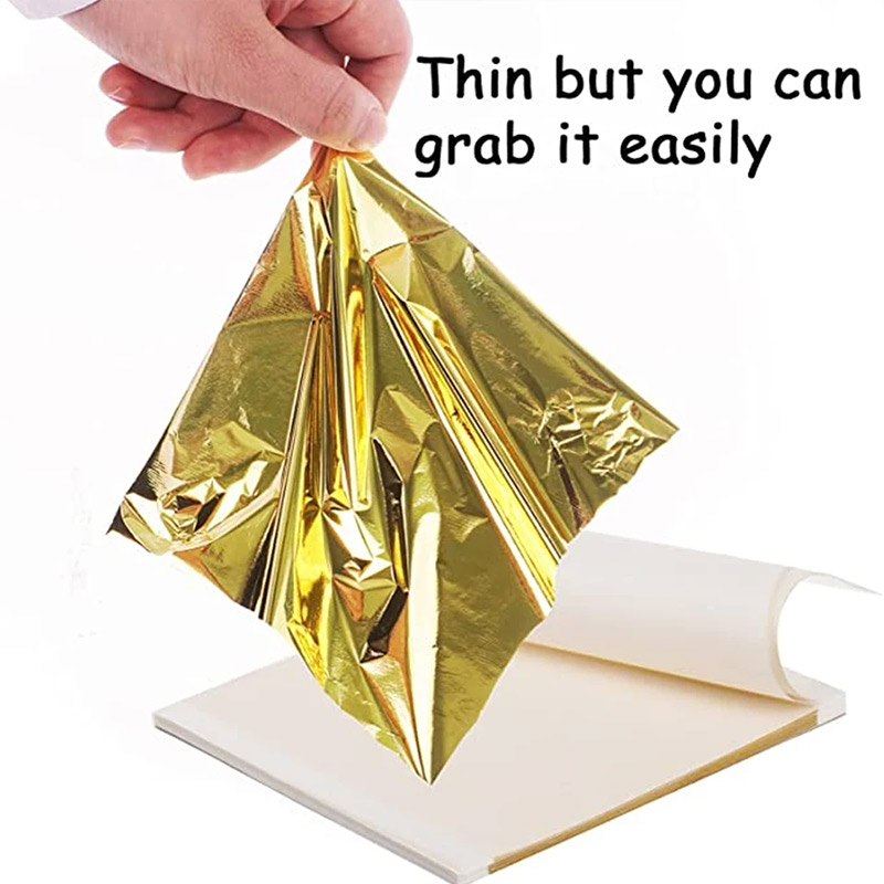 200Pcs Lembaran Foil Daun Emas - Gold Leaf Foil ulasan dan harga
