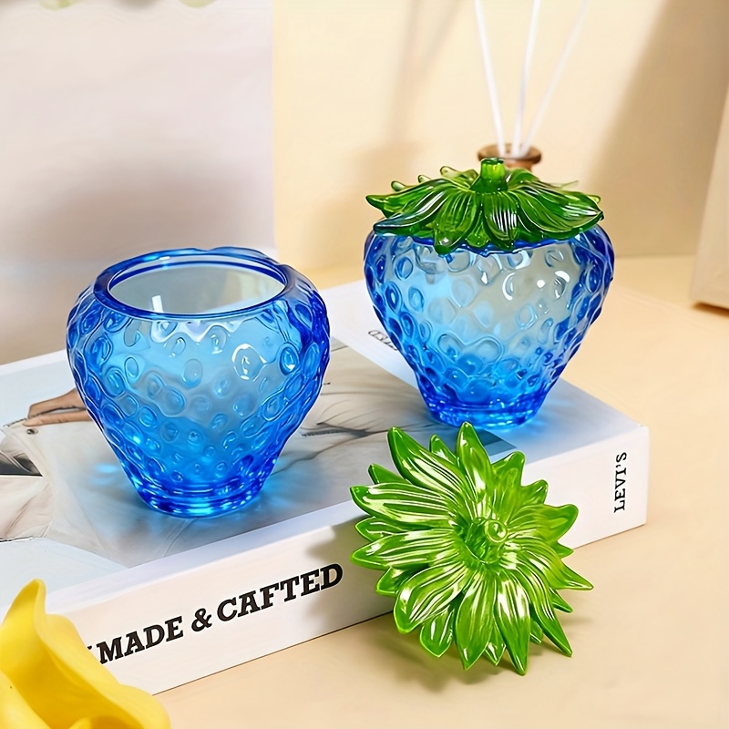 1 Buah Cetakan Resin Stroberi  - Resin Art Tools ulasan dan harga