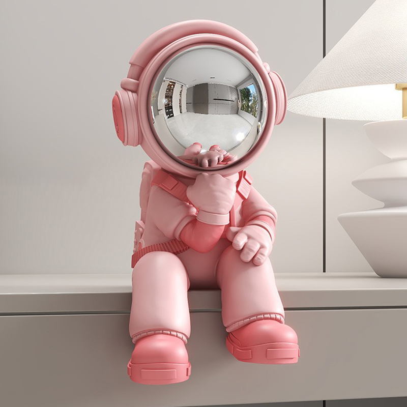 Miniatur astronot ornamen ruan - Resin Art Aesthetic ulasan dan harga