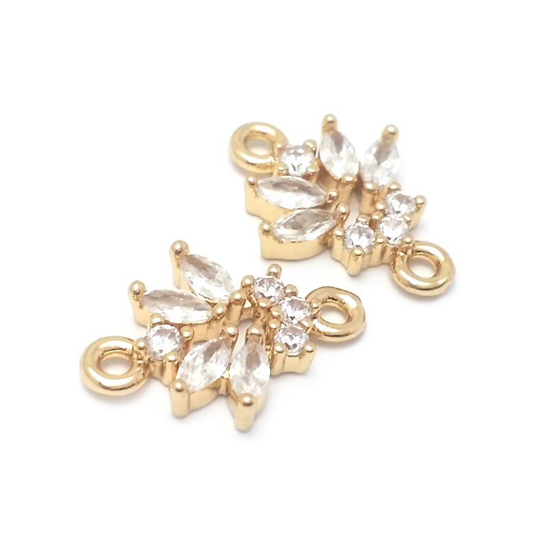 18K warna emas kuningan zirkon - Gold Leaf Foil ulasan dan harga