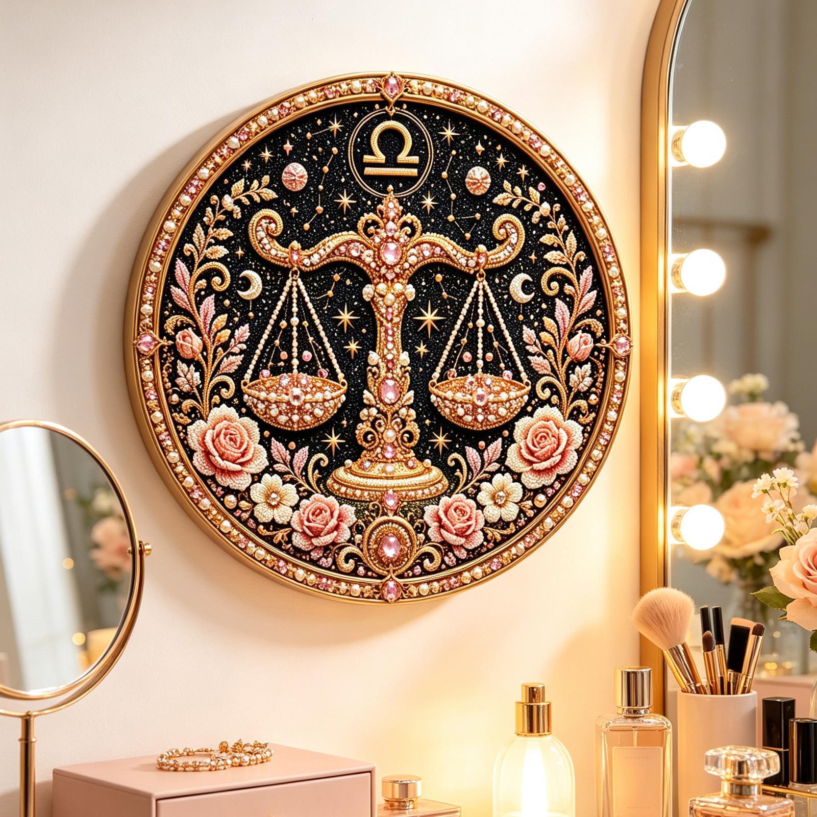 12 Zodiak Mutiara Kit Seni Mut - Resin Art Wall Decor ulasan dan harga
