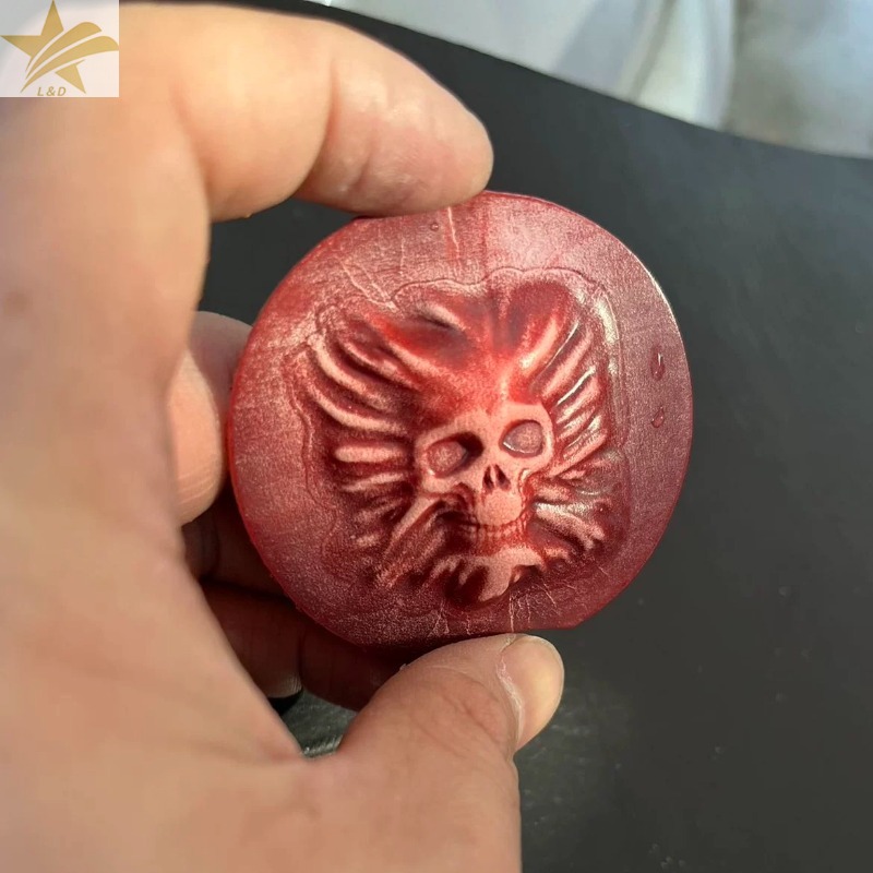 Cetakan Emboss Kulit Bentuk Te - Resin Art Logo ulasan dan harga