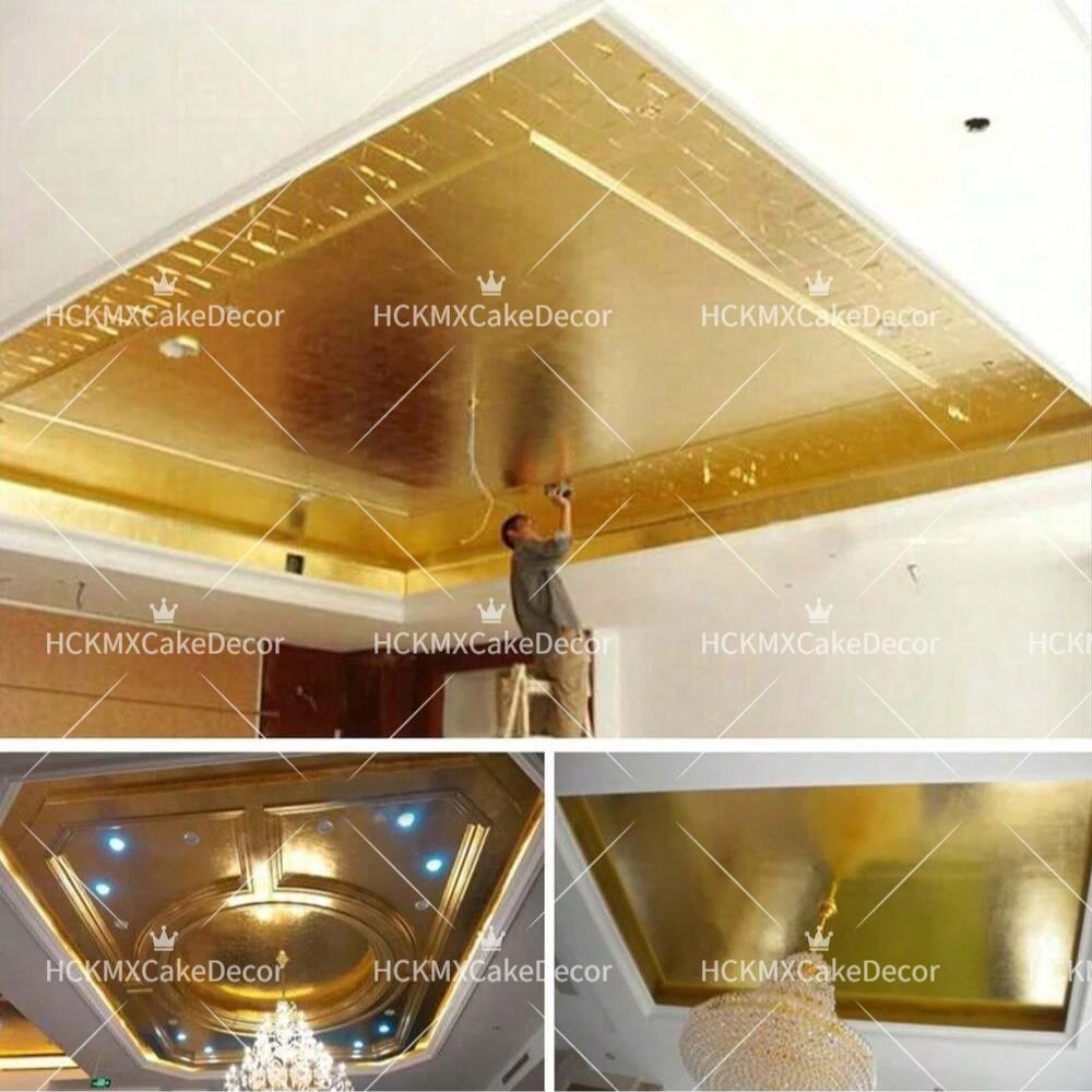 100 lembar Kertas Foil Imitasi - Gold Leaf Foil ulasan dan harga