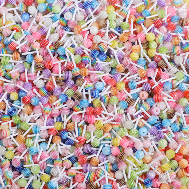 10 Buah Stiker Kuku Permen Ber - Resin Art Sticker ulasan dan harga