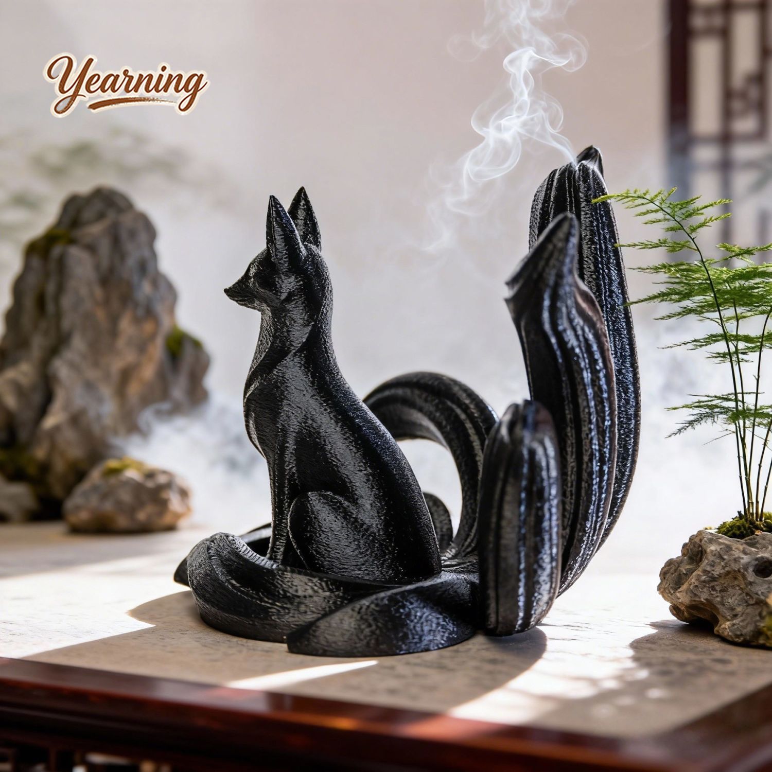 Ornamen Seni Minimalis Rubah S - Resin Art For Anniversary Gift ulasan dan harga