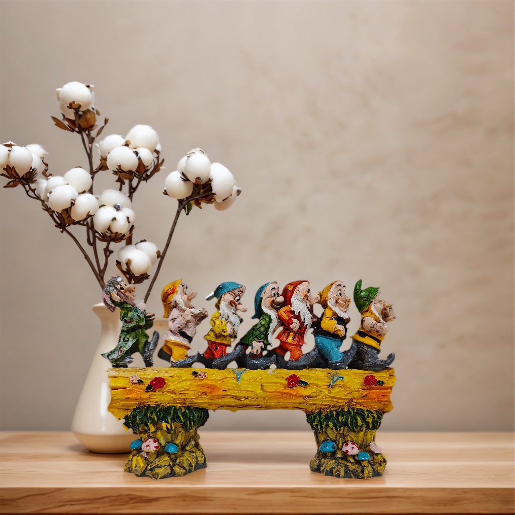 Patung Tunggul Tujuh Kurcaci y - Resin Art Aesthetic ulasan dan harga