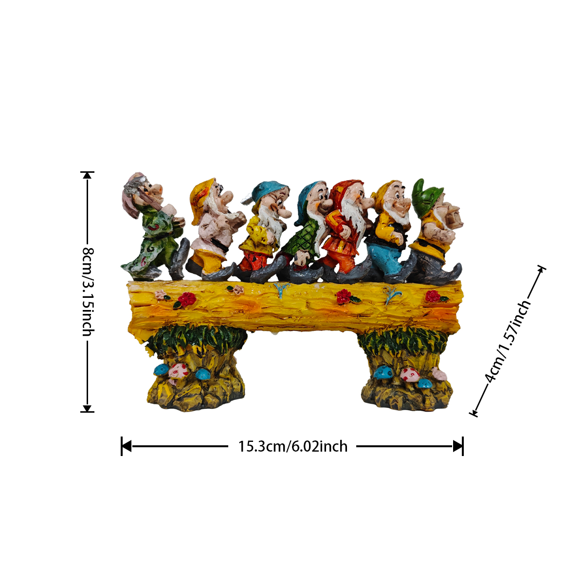Patung Tunggul Tujuh Kurcaci y - Resin Art Aesthetic ulasan dan harga