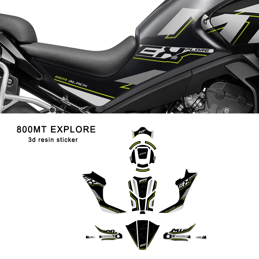 Untuk 800MT Explore 800 MT 202 - Resin Art Sticker ulasan dan harga
