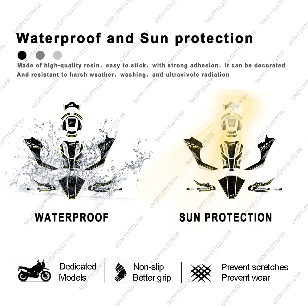 Untuk 800MT Explore 800 MT 202 - Resin Art Sticker ulasan dan harga