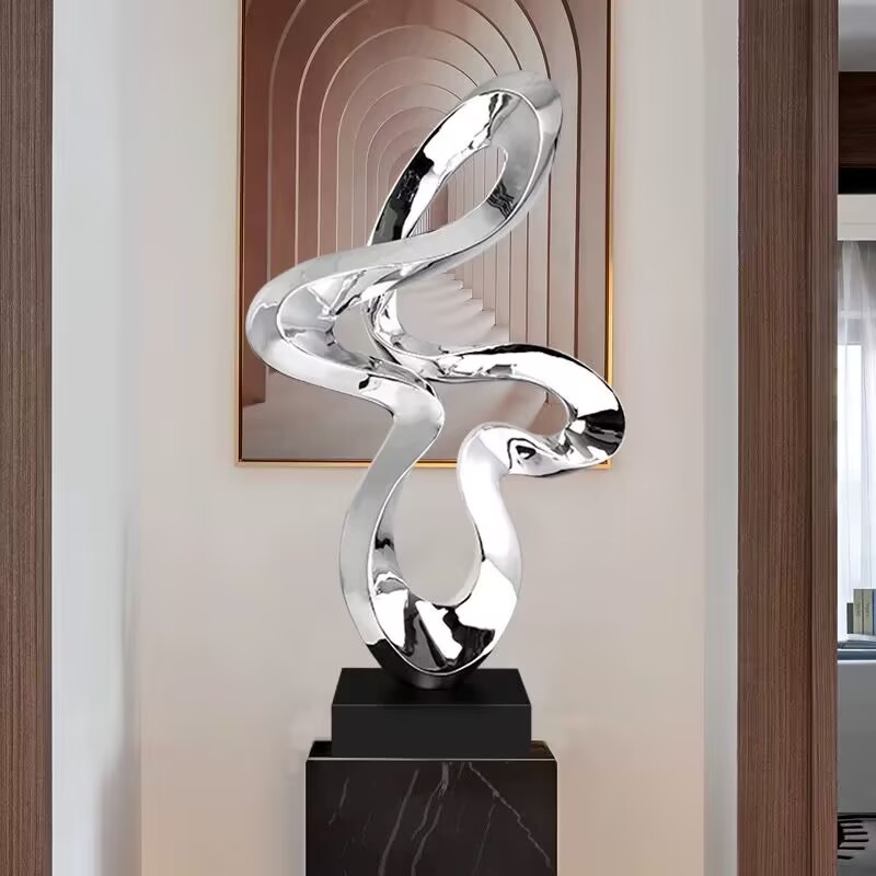 Dekorasi Patung Abstrak Besar  - Resin Art Decoration Items ulasan dan harga