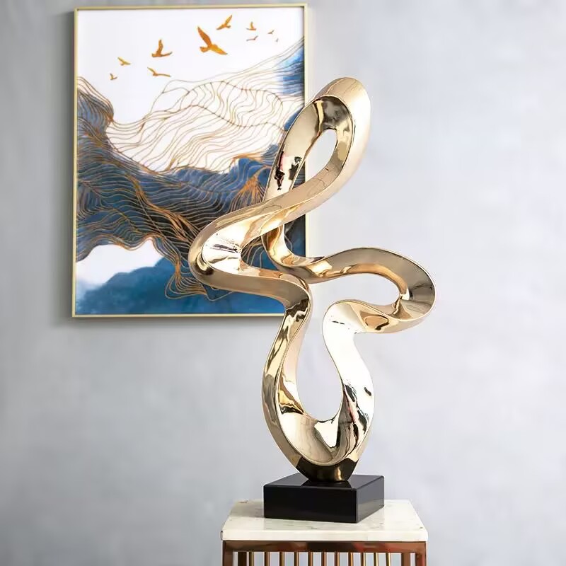 Dekorasi Patung Abstrak Besar  - Resin Art Decoration Items ulasan dan harga
