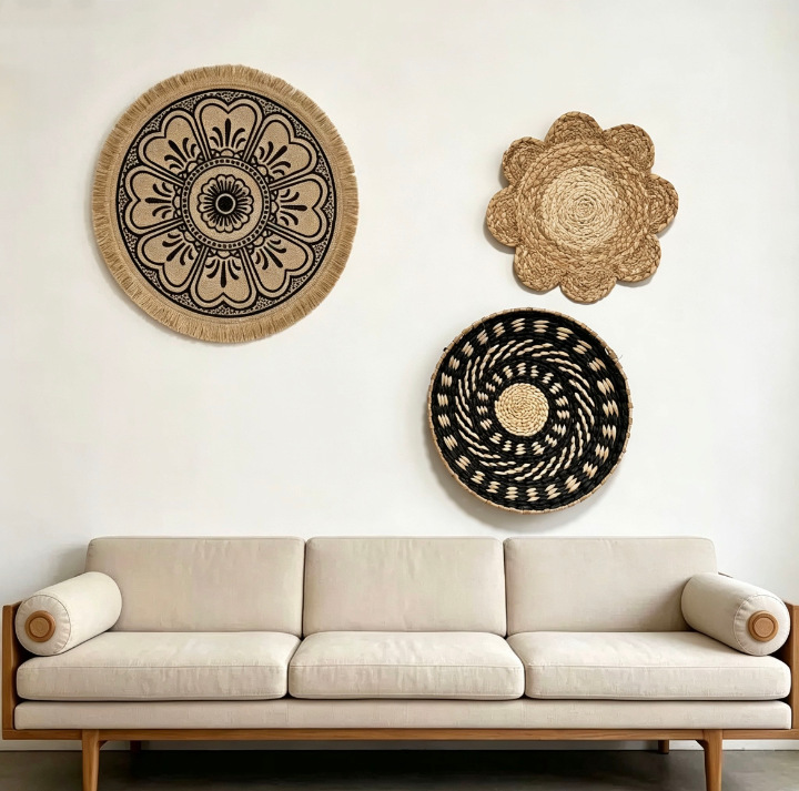 Dekorasi Dinding Jerami Boho A - Resin Art Aesthetic ulasan dan harga