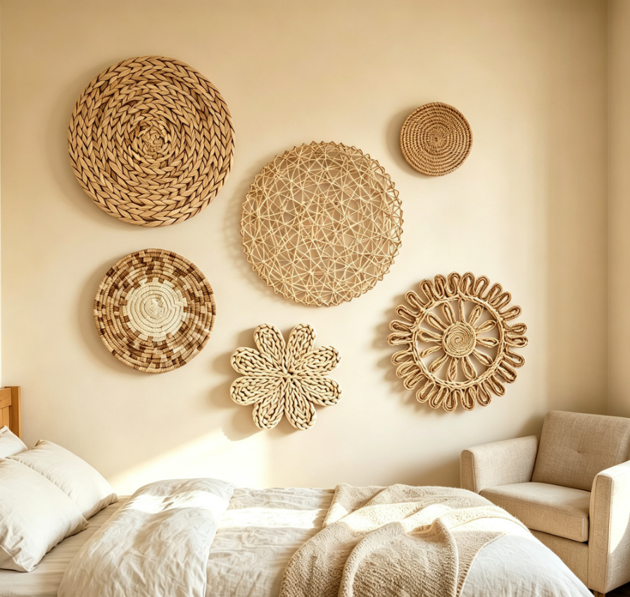 Dekorasi Dinding Jerami Boho A - Resin Art Aesthetic ulasan dan harga