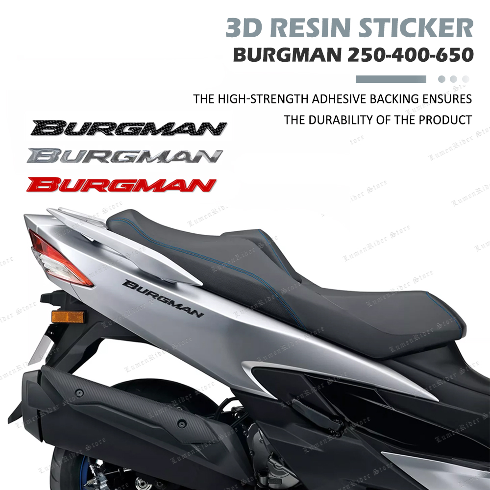 Untuk Suzuki Burgman 250 400 6 - Resin Art Logo ulasan dan harga