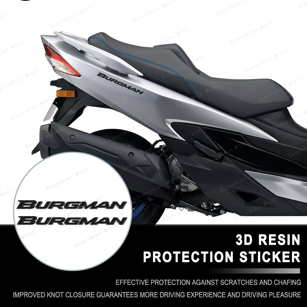 Untuk Suzuki Burgman 250 400 6 - Resin Art Logo ulasan dan harga