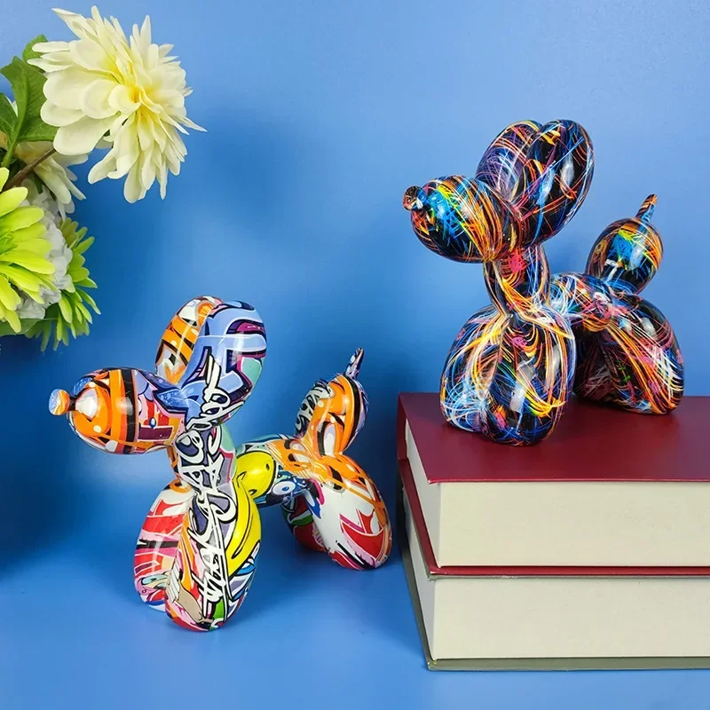 Patung anjing balon patung gra - Resin Art For Anniversary Gift ulasan dan harga