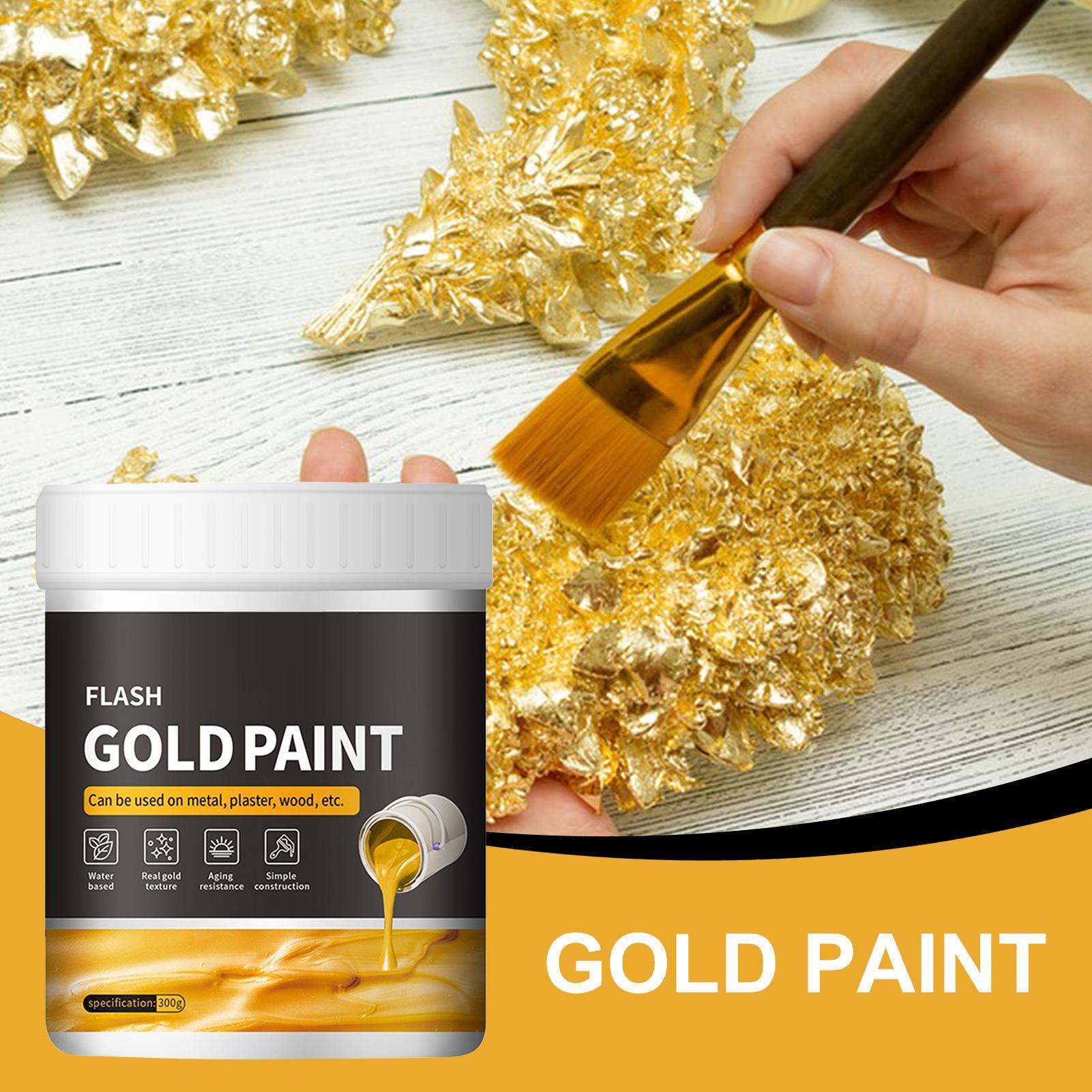 300g Cat Foil Emas Cair Tidak  - Gold Leaf Foil ulasan dan harga