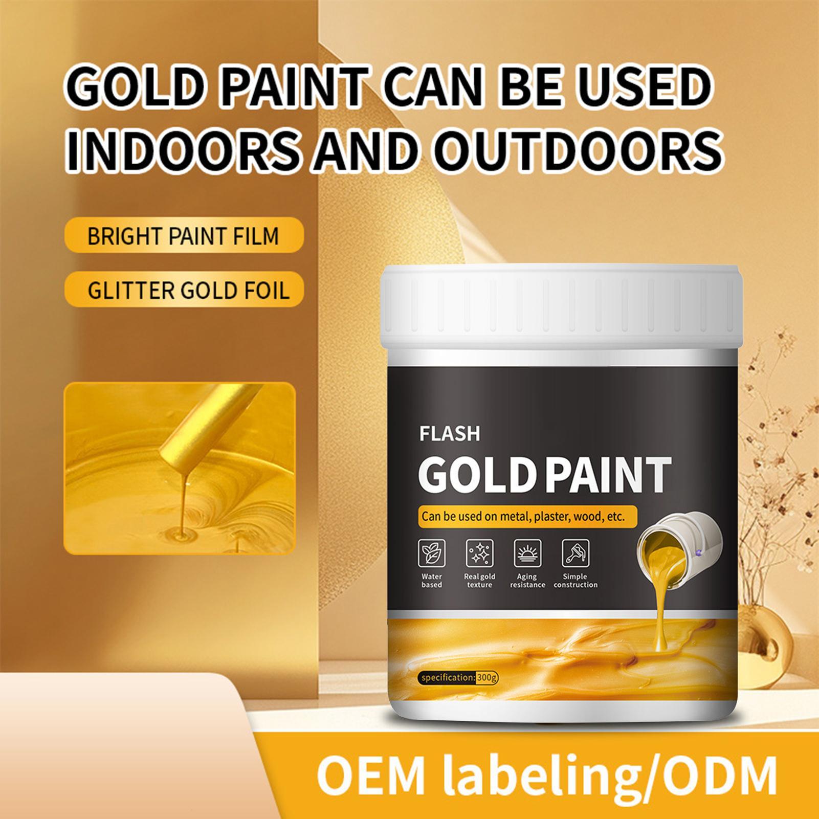 300g Cat Foil Emas Cair Tidak  - Gold Leaf Foil ulasan dan harga