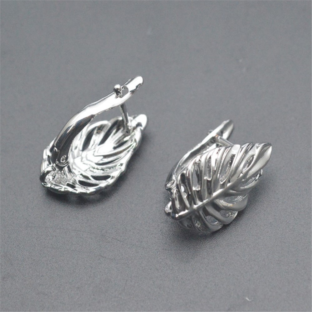 1/2Pcs Pengait Anting Berbentu - Gold Leaf Foil ulasan dan harga