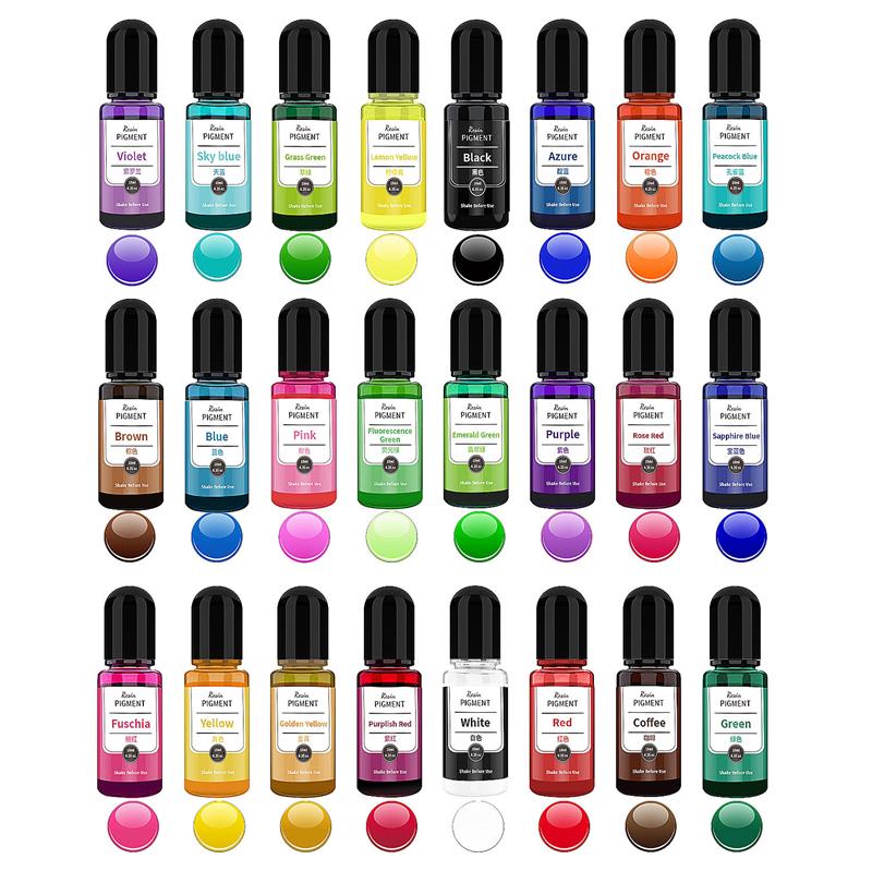 24 Warna Tinta Seni Alkohol Re - Resin Art Alcohol Ink ulasan dan harga