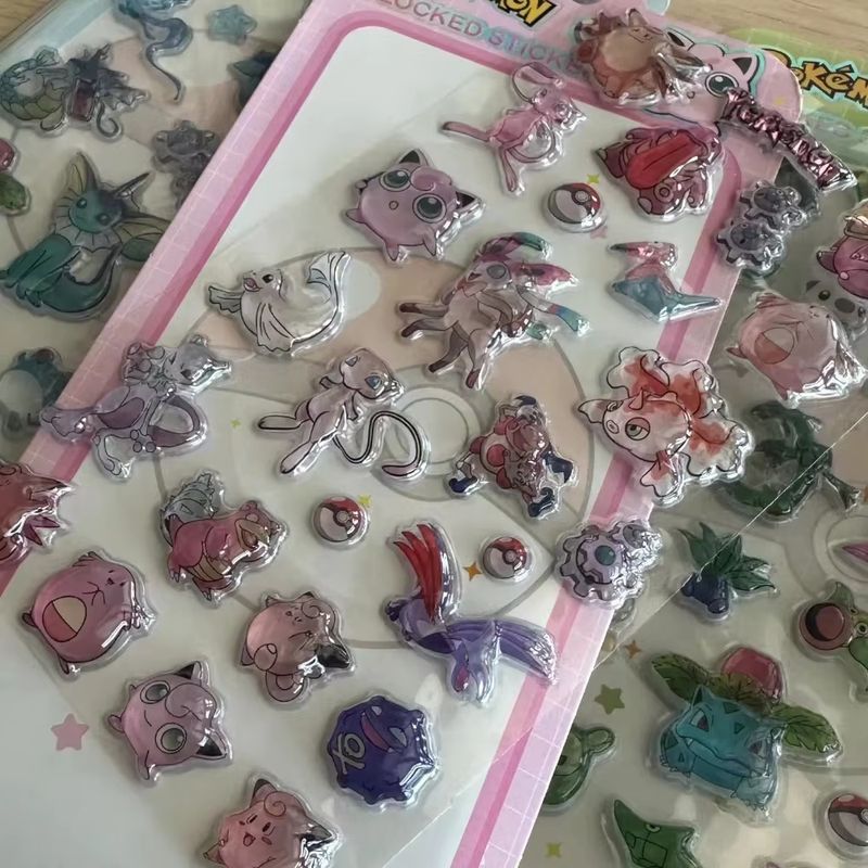Stiker PokéMon Baru Ornamen Ju - Resin Art Sticker ulasan dan harga
